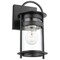 Nuvo Bracer 1-Lgt Small Wall Lantern - Matte Black / Clear Glass 60/7640 - alternate 8